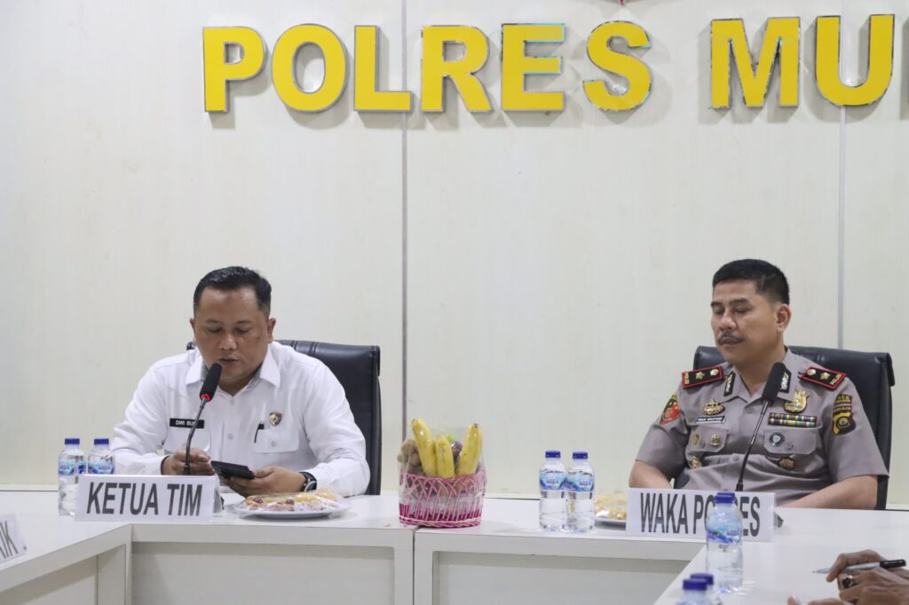 Itwasda Polda Sumsel Verifikasi Polres Muba Jelang Sertijab
