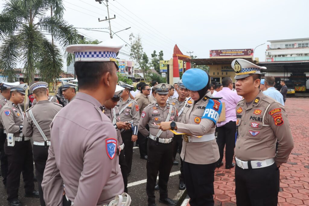 Hari Kedua Gartiplin Subbid Propam Polda Sumsel di Polres Muba