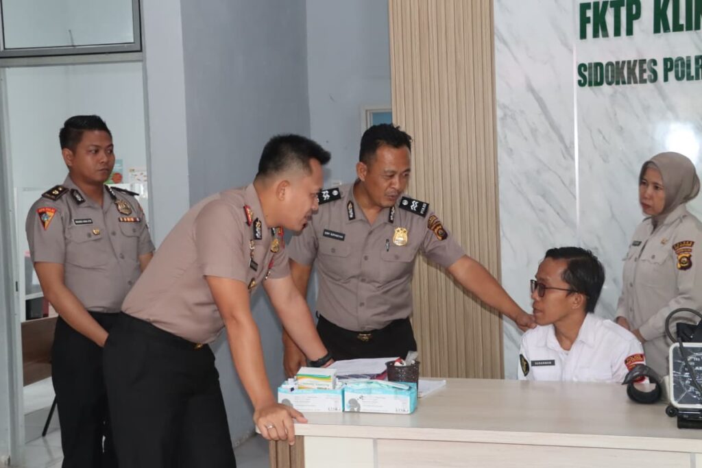 Pastikan Pelayanan Prima, Kapolres Muba Cek Ruangan Personil