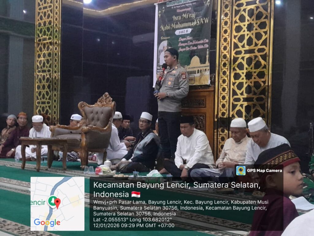 AKP Tiyan Talingga Hadiri Isra Mi’raj Nabi Muhammad SAW