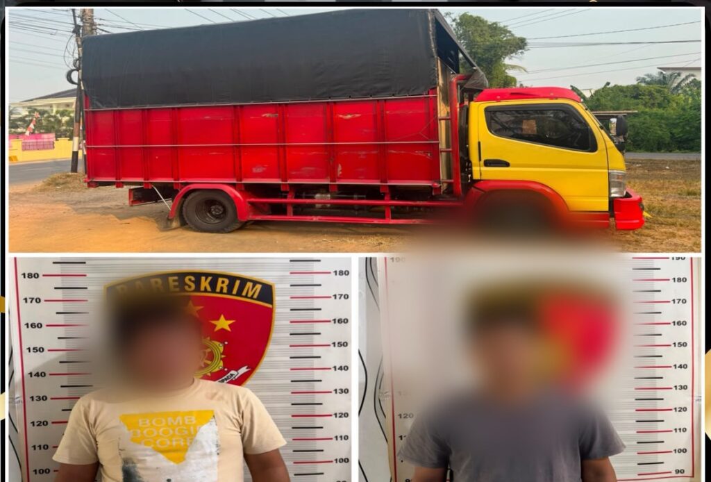 Patroli Hunting, Polisi Amankan 2 Truk Angkut 20 Ribu Liter Minyak Ilegal di Muba