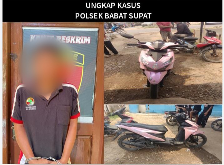 AKSI PENCURIAN SEPEDA MOTOR DI BABAT SUPAT BERHASIL DI GAGALKAN OLEH POLSEK BABAT SUPAT AKSI PENCURIAN SEPEDA MOTOR DI BABAT SUPAT BERHASIL DI GAGALKAN OLEH POLSEK BABAT SUPAT